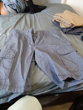 Sonoma Men's Cargo Shorts in Slate Blue